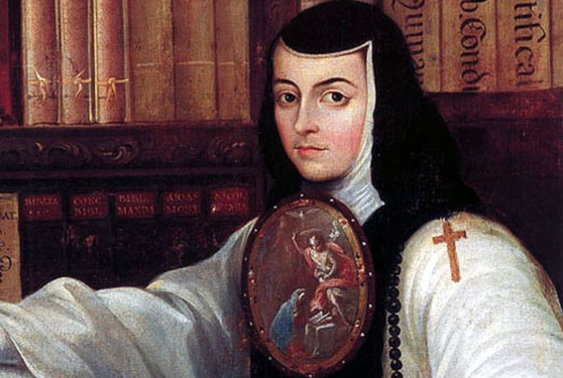 Retrato de Sor Juana Inés de la Cruz Miguel Cabrera (1750). Foto tomada de Internet